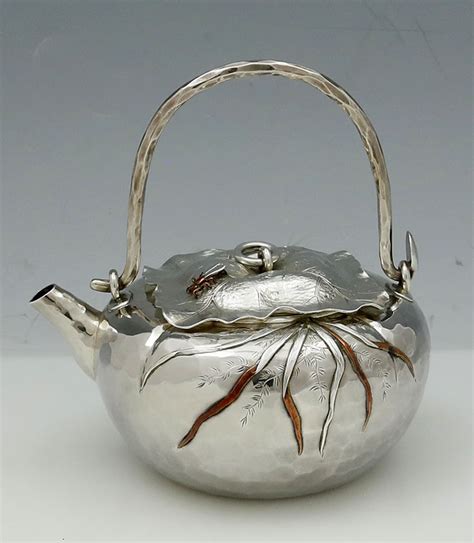 Sold Price: A VERY FINE STERLING & MIX METAL JAPANESE 